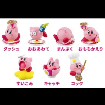 커비와 요시노야 만푸쿠 대작전 피규어 [전 7종] 컴플리트 세트