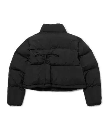 sinoon 한국 블랙 다운 자켓 크롭 스타일