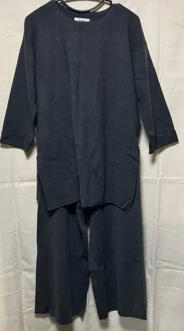 BEAMS HEART 허리 마크 팬츠 세트 차콜 그레이