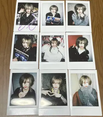 3 Royz 쿠이나기 폴라로이드 9장 세트 사인
