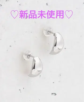 미사용 새상품 L&Co. K10 화이트 골드 귀걸이 현행 모델