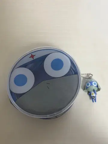 도로로 병장 페이스 라운드 파우치 클리어 파우치