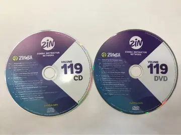 ZUMBA DVD & CD vol119 최신 버전