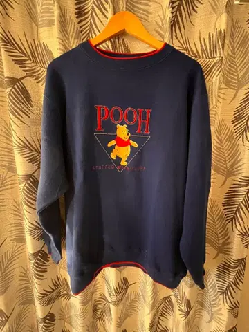 가격 인하 가능 푸우 그래픽 트레이닝복 네이비 90s