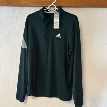 정가 9,000엔 adidas 골프 셔츠 M 사이즈 다크 그린