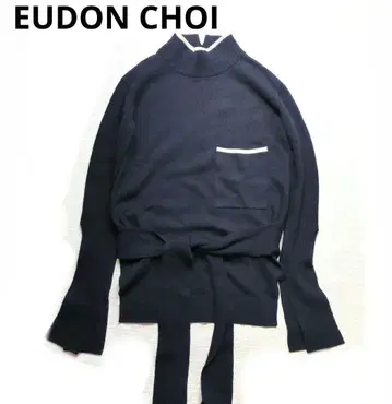EUDIN CHOI 유돈초이 니트 개성있는 멋진 캐시미어 울