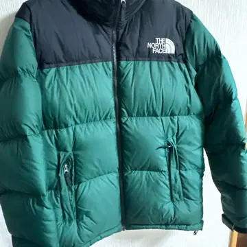 THE NORTH FACE 다운 자켓 L 사이즈 그린/블랙