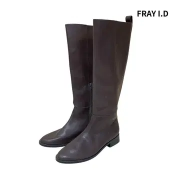 FRAY I.D 프레이 아이디 조키 롱 부츠 롱 부츠 브라운