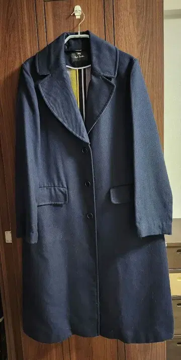 폴 스미스 네이비 체스터 코트