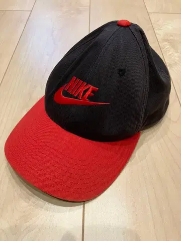 NIKE 야구 모자 블랙 레드 90s vintage
