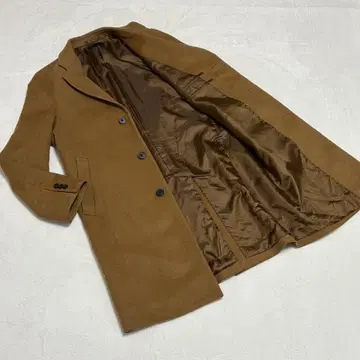 유니클로 캐시미어 혼방 체스터 코트 카멜 S 사이즈