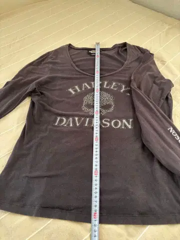 HARLEY DAVIDSON 긴팔 T셔츠 다크 그레이