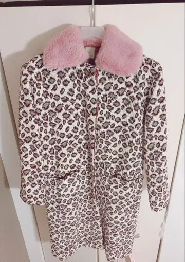 Rosary 로잘리 레오파드 무늬 롱 코트