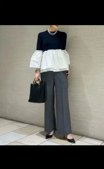UNITED ARROWS 유나이티드 애로우즈 프릴 상의