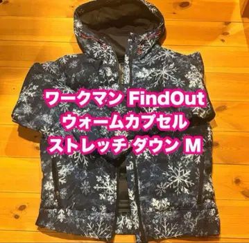 워크맨 웜 캡슐 스트레치 다운 자켓 FindOut M 올 패턴