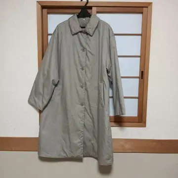 무인양품 충전솜 코트 롱