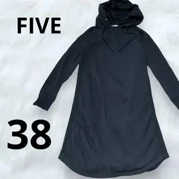 FIVE 후드티 원피스 트레이닝복 일본제 속기모 코튼 리브