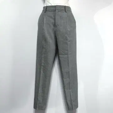 [새상품급] INED 이네드 울 혼방 그레이 슬랙스 사이즈 7 S 상당