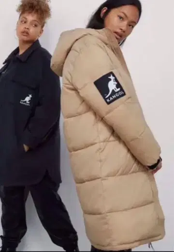 KANGOL H&M 콜라보 코트 완판템 캉골 벤치 코트