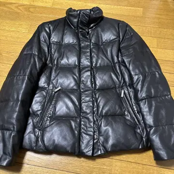 천연 가죽 가죽 다운 자켓 여성용 엔시트