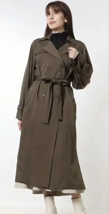 가격 인하 [ 새상품 ] archives 아카이브 롱 트렌치코트 브라운