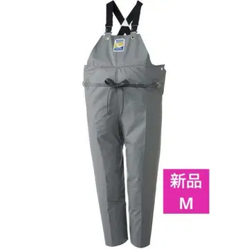 로고스 마린엑세 가슴받이 달린 바지 무릎 보호대 달린 남성용 그레이 M