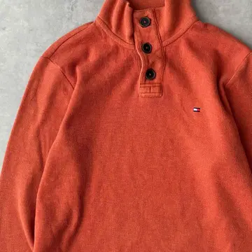 14919 TOMMY HILFIGER 자수 헨리넥 트레이닝복