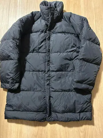 몽벨 다운 코트 리버서블 블랙