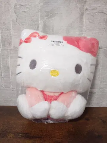 산리오 리본 앉은 봉제 인형 BIG 타입 키티