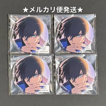 블루 록 SHIBUYA TSUTAYA 캔뱃지 이토시 린 4개 세트