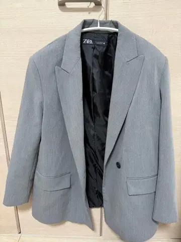 새상품급 ZARA 테일러드 자켓 그레이 S사이즈