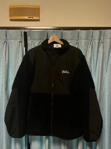street entrance 블랙 플리스 자켓 L