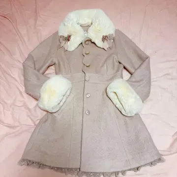 리즈리사 lizlisa 핑크 코트 퍼