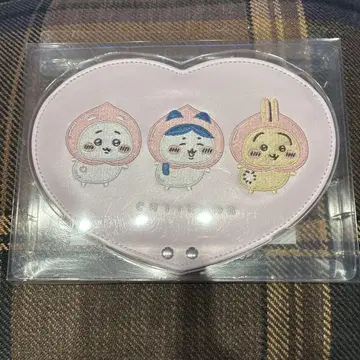 치이카와 (먼작귀) 피치 시리즈 하트형 패브릭 거울