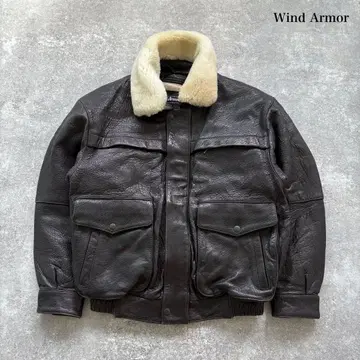 [ Wind Armor ] 윈드 아머 G-1 가죽 플라이트 자켓