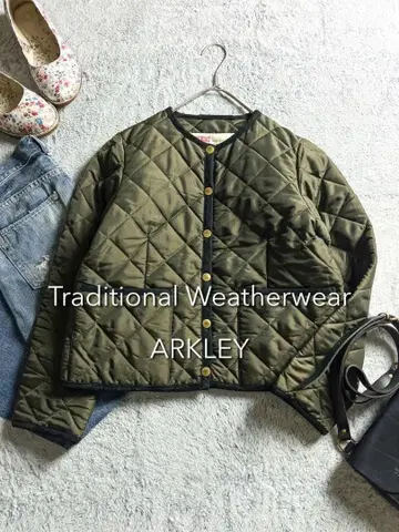 [트래디셔널 웨더웨어] ARKLEY 노카라 퀼팅 자켓
