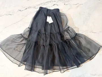 [택 포함 새상품] Arpege story 오간자 캉캉 스커트