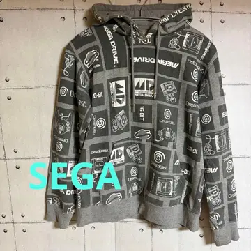 세가 x 시마무라 콜라보 역대 게임기 후드티 M 사이즈