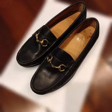 REGAL 블랙 로퍼 24.5cm