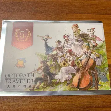 옥토패스 트래블러 대륙의 패자 5주년 파세라 엽서 집합 옥토라