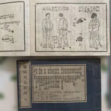 통속치죄법방훈 통속형법방훈 2권 메이지 형법 도해