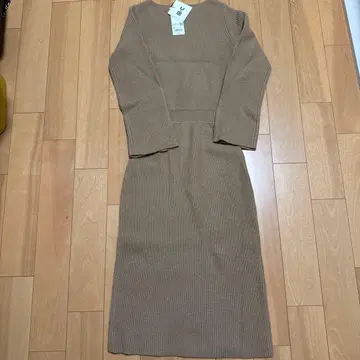 유니클로 보트넥 니트 원피스 XS