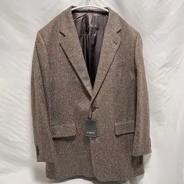 ELEMENT 트위드 테일러드 자켓 헤링본 브라운 계열 남성용 M