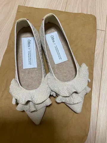 offen 오펜 pointed-FRIN / BEIGE 38