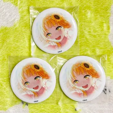 뱅드림 신자와 슈텐 츠루마키 코코로 캔뱃지 3개 하로하피