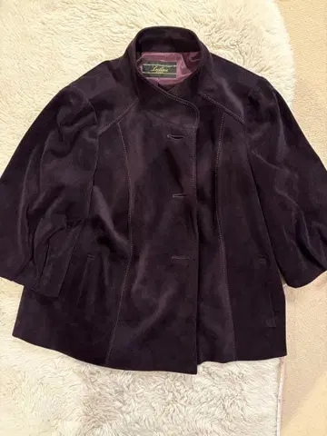 새상품급 레리안 코듀로이 자켓 퍼플