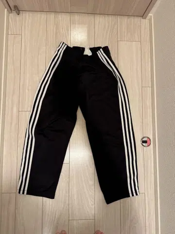 빈티지 adidas 블랙 3도 라인 팬츠
