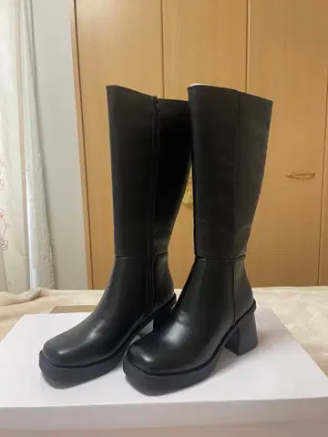 GRL 스퀘어토 롱부츠 [zr720] 블랙