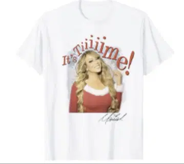 [ 새상품 ] Mariah Carey T셔츠 XL 화이트