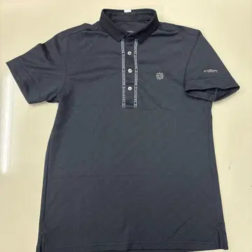 St ANDREWS 블랙 피케 셔츠
